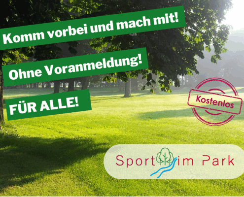 Ausschnitt Flyer Sport im Park